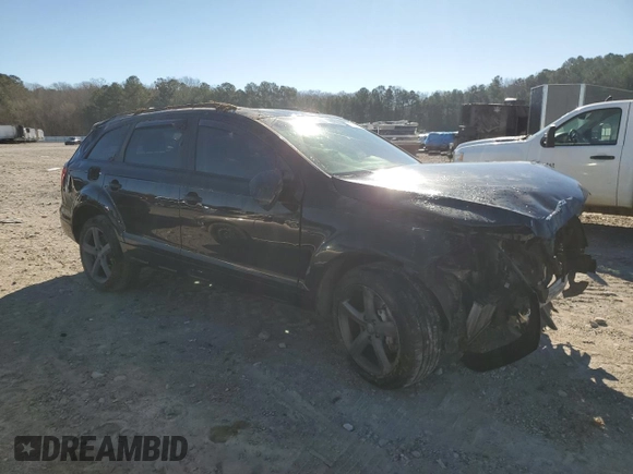 2015 Audi Q7 Premium Plus with VIN WA1LMAFE1FD019761, listed as a Copart auction lot 46845735 with 126,616 mi miles and Salvage title. Bid and sale history available at DreamBid. Image 4.