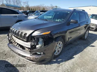 2014 Jeep Cherokee Latitude with VIN 1C4PJLCBXEW165312, listed as a Copart auction lot 48423755 with 113,950 mi miles and Salvage Title. Bid and sale history available at carsss.com. Image 1.