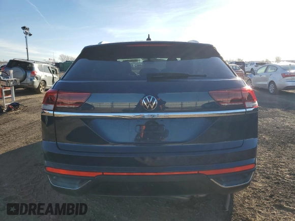 2021 Volkswagen Atlas S with VIN 1V2GC2CA7MC203640, listed as a Copart auction lot 43782745 with 61,806 mi miles and Salvage title. Bid and sale history available at DreamBid. Image 6.