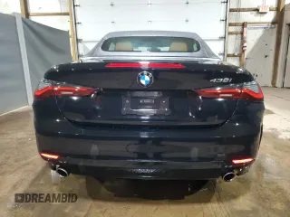 2024 BMW 4 Series 430i z VIN WBA23AT01RCP59248, wystawiony jako Copart lot #46714575 z przebiegiem 34 623 mil mil oraz Tytuł czysty. Historia ofert i sprzedaży dostępna na DreamBid. Obrazek 6.