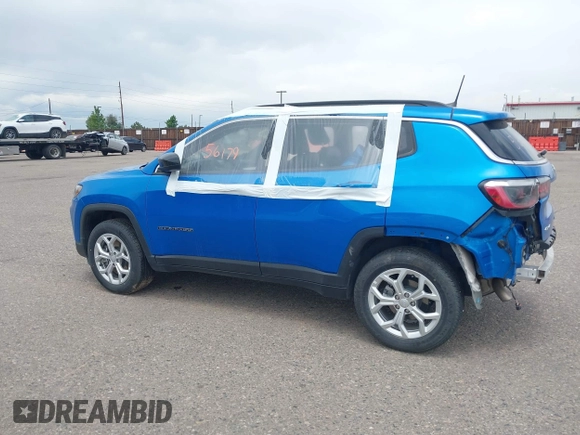 2024 Jeep Compass Latitude with VIN 3C4NJDBN1RT111868, listed as a IAAI auction lot 42356179 with Not provided miles and . Bid and sale history available at DreamBid. Image 14.