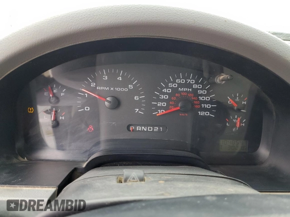 2007 Ford F-150 XL with VIN 1FTPX12557NA26440, listed as a Copart auction lot 41621445 with 184,854 mi miles and Salvage Title. Bid and sale history available at carsss.com. Image 9.