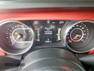 2020 Jeep Wrangler Rubicon with VIN 1C4HJXCG3LW212460, listed as a Copart auction lot 57546715 with 33,085 mi miles and Salvage title. Bid and sale history available at DreamBid. Image 9.