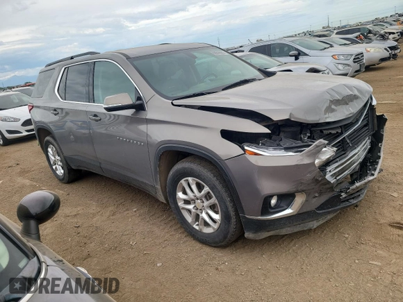 2019 Chevrolet Traverse LT Leather with VIN 1GNEVHKW8KJ156248, listed as a Copart auction lot 63516553 with 56,508 mi miles. Bid and sale history available at carsss.com. Image 4.