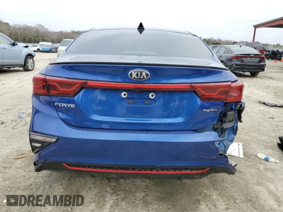 2020 Kia Forte GT-Line with VIN 3KPF34AD9LE180987, listed as a Copart auction lot 48558305 with 121,241 mi miles and Salvage Title. Bid and sale history available at carsss.com. Image 6.