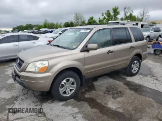 2003 Honda Pilot EX with VIN 2HKYF18463H563074, listed as a Copart auction lot 54780665 with 256,496 mi miles and Salvage Title. Bid and sale history available at DreamBid. Image 1.