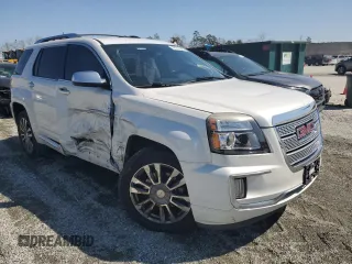 2017 GMC Terrain Denali with VIN 2GKFLRE31H6213698, listed as a Copart auction lot 48781045 with 92,404 mi miles and Salvage title. Bid and sale history available at DreamBid. Image 4.