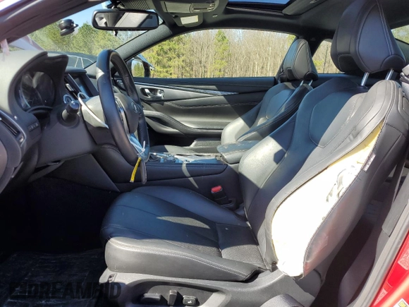 2022 Infiniti Q60 Luxe with VIN JN1EV7KKXNM600672, listed as a Copart auction lot 45350345 with 20,941 mi miles and Salvage Title. Bid and sale history available at DreamBid. Image 7.