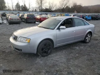 2002 Audi A6 with VIN WAULD64B12N073218, listed as a Copart auction lot 84092264 with 0 mi miles and Salvage Title. Bid and sale history available at carsss.com. Image 1.