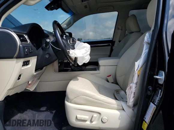 2021 Lexus GX 460 Premium with VIN JTJAM7BX4M5274514, listed as a Copart auction lot 65329455 with 46,051 mi miles and Salvage title. Bid and sale history available at DreamBid. Image 7.