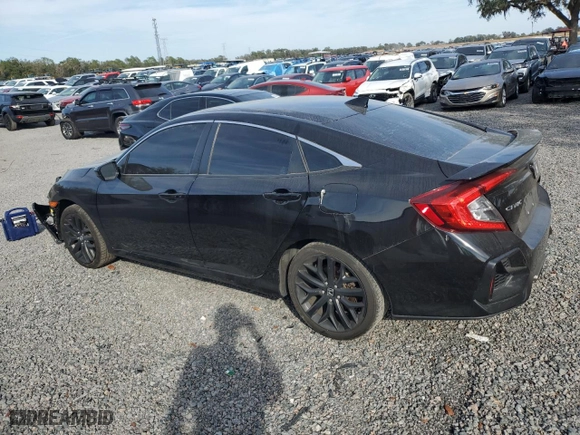 2020 Honda Civic Si Sedan with VIN 2HGFC1E55LH708113, listed as a Copart auction lot 42905735 with 110,785 mi miles and Non Repairable. Bid and sale history available at carsss.com. Image 2.