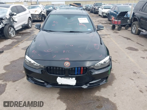 2015 BMW 3 Series 328i with VIN WBA3A5G56FNS83991, listed as a IAAI auction lot 41123406 with 146,818 mi miles. Bid and sale history available at carsss.com. Image 12.