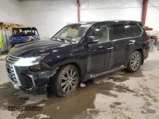 2017 Lexus LX with VIN JTJHY7AX2H4227448, listed as a Copart auction lot 42993885 with 110,846 mi miles and Salvage Title. Bid and sale history available at carsss.com. Image 1.