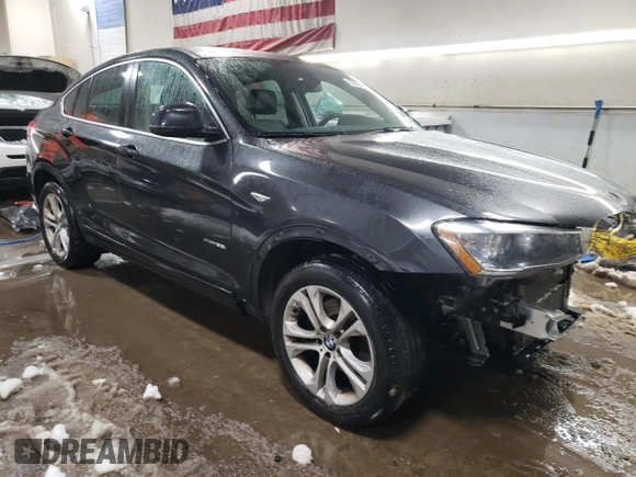 2017 BMW X4 xDrive28i with VIN 5UXXW3C33H0T79364, listed as a Copart auction lot 38008094 with 117,320 mi miles. Bid and sale history available at carsss.com. Image 4.