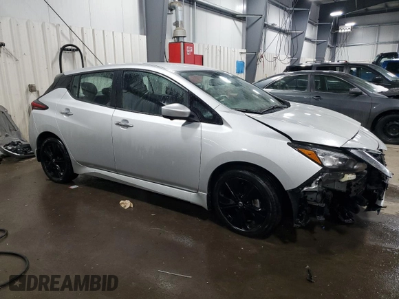 2020 Nissan LEAF SV Plus with VIN 1N4BZ1CP8LC308684, listed as a Copart auction lot 44650975 with 25,570 mi miles and Salvage Title. Bid and sale history available at DreamBid. Image 4.