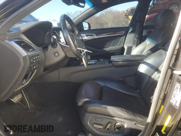 2018 Genesis G80 Sport with VIN KMHGN4JB0JU249217, listed as a Copart auction lot 49489395 with 141,600 mi miles and Clean title. Bid and sale history available at DreamBid. Image 7.