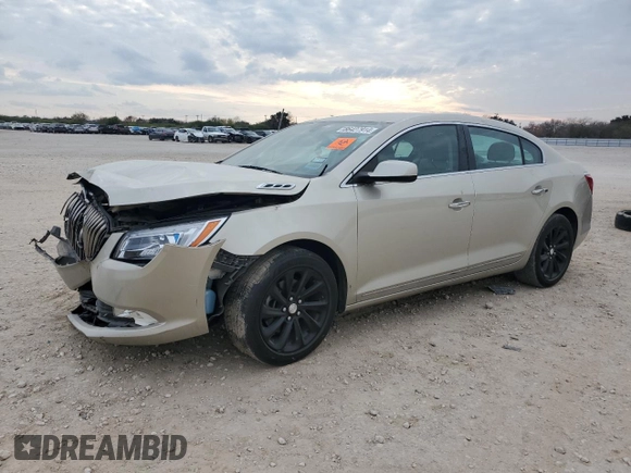 2016 Buick LaCrosse with VIN 1G4GA5G33GF182868, listed as a Copart auction lot 86427914 with 97,800 mi miles and Salvage title. Bid and sale history available at DreamBid. Image 1.