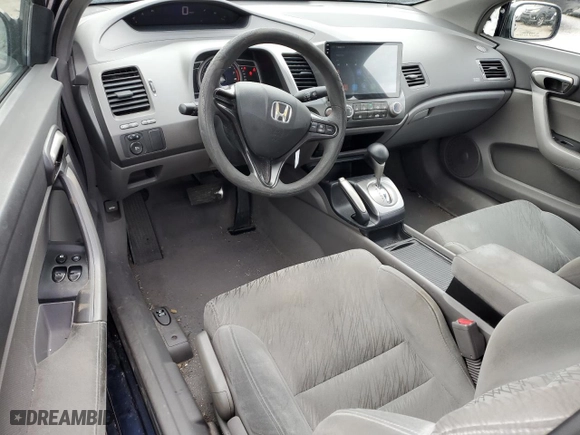 2007 Honda Civic Cpe LX with VIN 2HGFG12617H540879, listed as a Copart auction lot 47615445 with 124,292 mi miles and Salvage Title. Bid and sale history available at carsss.com. Image 8.