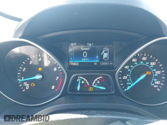 2014 Ford Escape SE with VIN 1FMCU0GX7EUC46334, listed as a IAAI auction lot 41932120 with 126,861 mi miles. Bid and sale history available at carsss.com. Image 7.