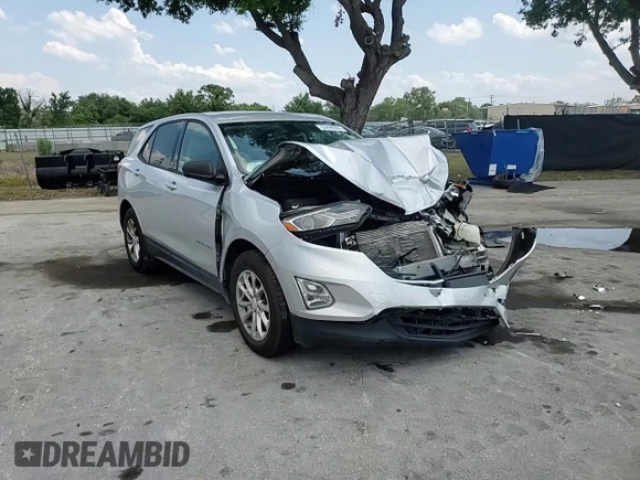 2019 Chevrolet Equinox LS z VIN 3GNAXHEV0KS551213, wystawiony jako Copart lot #55890995 z przebiegiem 86 527 mil mil oraz Nie do naprawy • Non repairable. Historia ofert i sprzedaży dostępna na DreamBid. Obrazek 14.