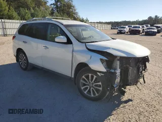 2013 Nissan Pathfinder Platinum with VIN 5N1AR2MM4DC634558, listed as a Copart auction lot 81878564 with 132,611 mi miles and Salvage Title. Bid and sale history available at carsss.com. Image 4.