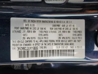 2020 Mazda CX-30 Select with VIN 3MVDMBCL2LM119689, listed as a Copart auction lot 53576185 with 123,605 mi miles and Salvage Title. Bid and sale history available at DreamBid. Image 13.