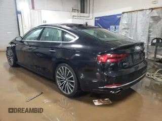 2019 Audi A5 Sportback Premium Plus with VIN WAUBNCF59KA003973, listed as a Copart auction lot 82727443 with 83,187 mi miles. Bid and sale history available at carsss.com. Image 2.