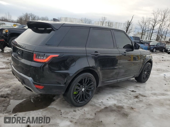 2021 Land Rover Range Rover Sport HSE Silver Edition with VIN SALWR2SU2MA752867, listed as a Copart auction lot 48233955 with 21,411 mi miles and Salvage title. Bid and sale history available at DreamBid. Image 3.