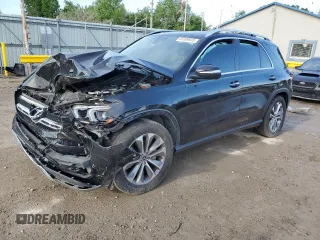 2020 Mercedes-Benz GLE 350 with VIN 4JGFB4KB5LA092677, listed as a Copart auction lot 55396935 with Not provided miles and Salvage title. Bid and sale history available at DreamBid. Image 1.