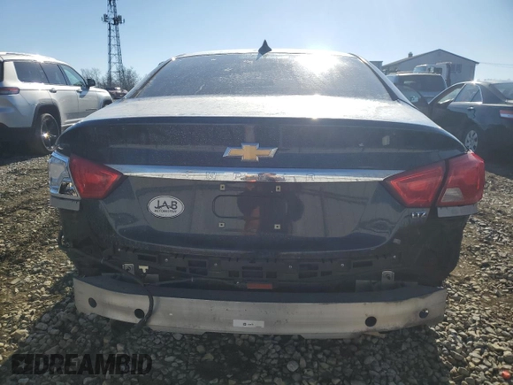 2015 Chevrolet Impala LTZ with VIN 2G1155SL8F9272183, listed as a Copart auction lot 88588535 with 84,531 mi miles and Salvage Title. Bid and sale history available at DreamBid. Image 6.