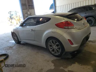 2013 Hyundai Veloster w/Gray Int with VIN KMHTC6AD6DU143201, listed as a Copart auction lot 54417395 with 120,688 mi miles and Salvage Title. Bid and sale history available at carsss.com. Image 2.