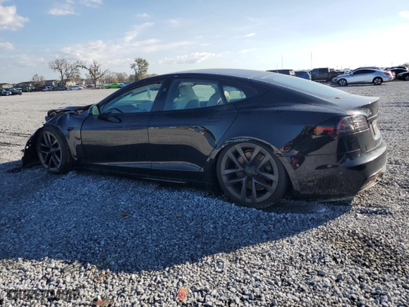 2024 Tesla Model S with VIN 5YJSA1E5XRF538865, listed as a Copart auction lot 47077695 with 0 mi miles and Clean Title. Bid and sale history available at carsss.com. Image 2.