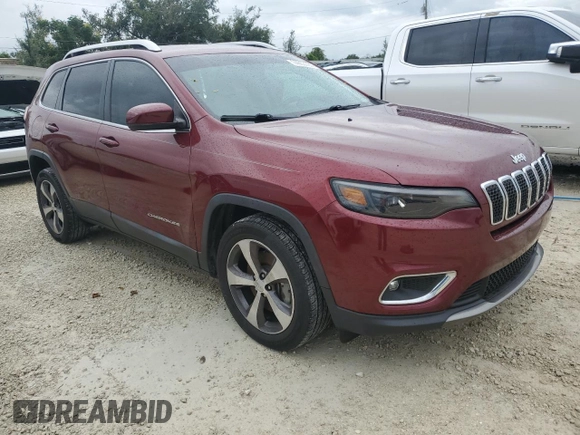 2020 Jeep Cherokee Limited z VIN 1C4PJLDX2LD521674, wystawiony jako Copart lot #74903084 z przebiegiem 28 054 mil mil oraz Nie do naprawy • Non repairable. Historia ofert i sprzedaży dostępna na DreamBid. Obrazek 4.