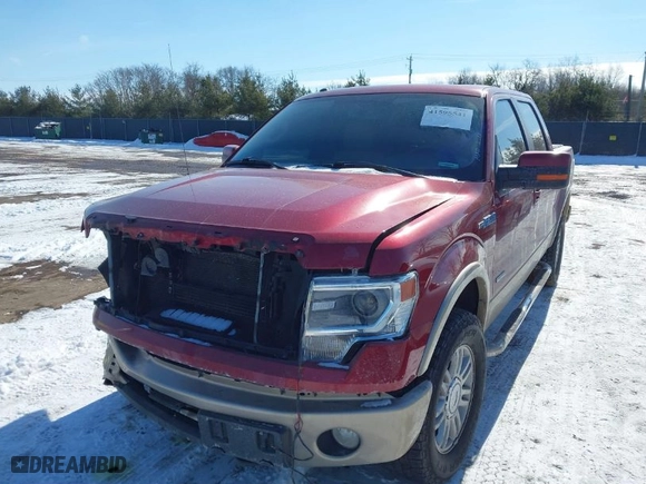 2013 Ford F-150 XL with VIN 1FTFW1ET2DFD09344, listed as a IAAI auction lot 41595541 with 139,165 mi miles. Bid and sale history available at carsss.com. Image 2.