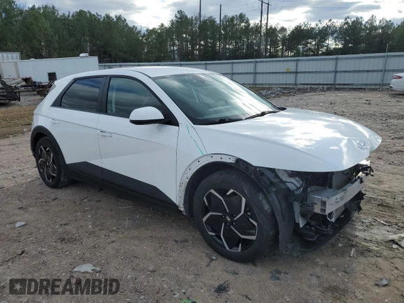 2022 Hyundai Ioniq 5 SEL with VIN KM8KNDAF4NU083223, listed as a Copart auction lot 47313075 with 108,134 mi miles and Salvage title. Bid and sale history available at DreamBid. Image 4.