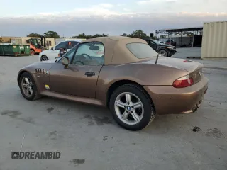 2001 BMW Z3 2.5i with VIN WBACN33441LM02664, listed as a Copart auction lot 76189564 with 90,136 mi miles and Salvage Title. Bid and sale history available at carsss.com. Image 2.