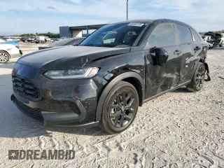 2023 Honda HR-V Sport with VIN 3CZRZ1H55PM708359, listed as a Copart auction lot 46360735 with 31,713 mi miles and Salvage Title. Bid and sale history available at carsss.com. Image 1.