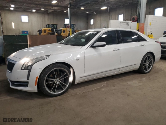 2018 Cadillac CT6 RWD with VIN 1G6KA5RX9JU102414, listed as a Copart auction lot 46687695 with 34,256 mi miles and Salvage Title. Bid and sale history available at carsss.com. Image 1.