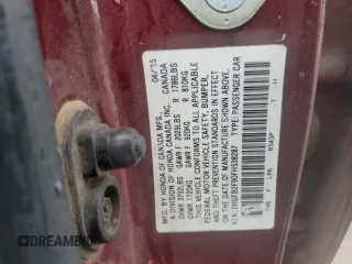 2015 Honda Civic Sedan EX-L with VIN 2HGFB2F90FH538287, listed as a Copart auction lot 46368535 with 0 mi miles and Salvage Title. Bid and sale history available at carsss.com. Image 13.