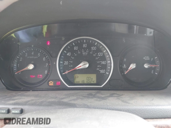 2006 Hyundai Sonata GLS with VIN 5NPEU46F36H043076, listed as a IAAI auction lot 41950635 with 161,024 mi miles and . Bid and sale history available at DreamBid. Image 7.