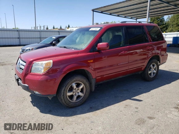 2006 Honda Pilot EX-L with VIN 5FNYF18576B022725, listed as a Copart auction lot 53875465 with 179,101 mi miles and Salvage Title. Bid and sale history available at DreamBid. Image 1.
