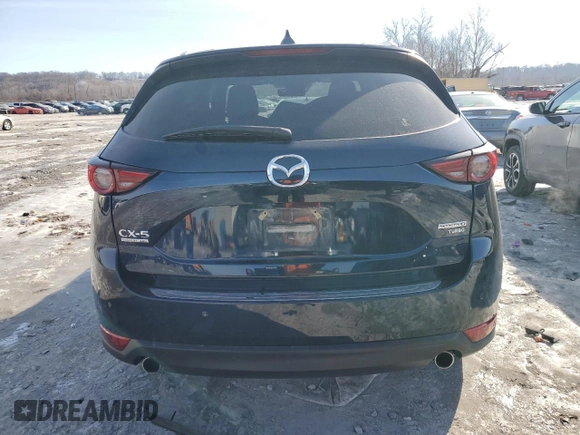 2021 Mazda CX-5 Signature with VIN JM3KFBEY0M0410019, listed as a Copart auction lot 89194805 with 41,489 mi miles and Salvage Title. Bid and sale history available at carsss.com. Image 6.