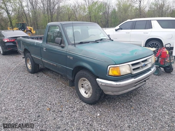 1995 Ford Ranger XLT with VIN 1FTCR10X9STA67218, listed as a IAAI auction lot 41952953 with 230,733 mi miles. Bid and sale history available at carsss.com. Image 1.