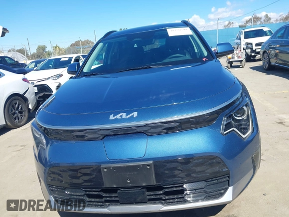2023 Kia Niro Wind with VIN KNDCR3L19P5038753, listed as a IAAI auction lot 41750599 with 59,182 mi miles. Bid and sale history available at carsss.com. Image 13.