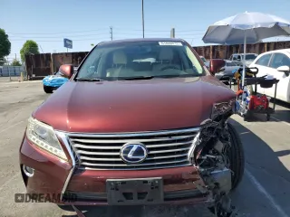 2013 Lexus RX 450h with VIN JTJZB1BA9D2008859, listed as a Copart auction lot 61040415 with 158,823 mi miles and Salvage title. Bid and sale history available at DreamBid. Image 5.