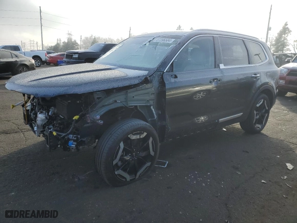 2024 Kia Telluride S with VIN 5XYP6DGC7RG461546, listed as a Copart auction lot 87396584 with 7,708 mi miles and Salvage Title. Bid and sale history available at carsss.com. Image 1.