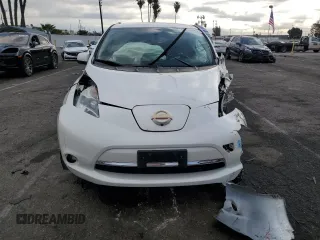 2015 Nissan LEAF SL z VIN 1N4AZ0CP0FC321455, wystawiony jako Copart lot #44955645 z przebiegiem Nie podano mil oraz Szkoda całkowita • Salvage title. Historia ofert i sprzedaży dostępna na DreamBid. Obrazek 5.