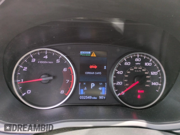 2023 Mitsubishi Eclipse Cross LE z VIN JA4ATVAA1PZ028115, wystawiony jako Copart lot #56330525 z przebiegiem 32 549 mil mil oraz Szkoda całkowita • Salvage title. Historia ofert i sprzedaży dostępna na DreamBid. Obrazek 9.