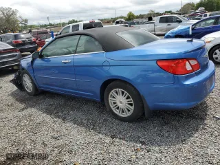 2008 Chrysler Sebring LX with VIN 1C3LC45K88N207972, listed as a Copart auction lot 52366925 with 92,396 mi miles and Salvage Title. Bid and sale history available at carsss.com. Image 2.