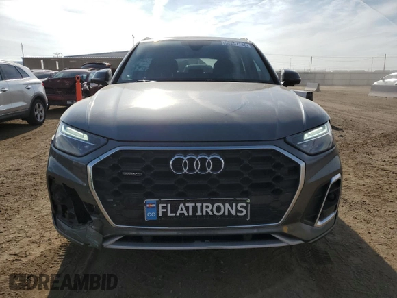 2022 Audi Q5 S line Premium z VIN WA1GAAFY3N2099448, wystawiony jako Copart lot #58257715 z przebiegiem 39 407 mil mil oraz Szkoda całkowita • Salvage title. Historia ofert i sprzedaży dostępna na DreamBid. Obrazek 5.